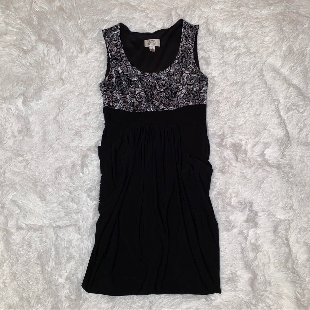 Black and white dress